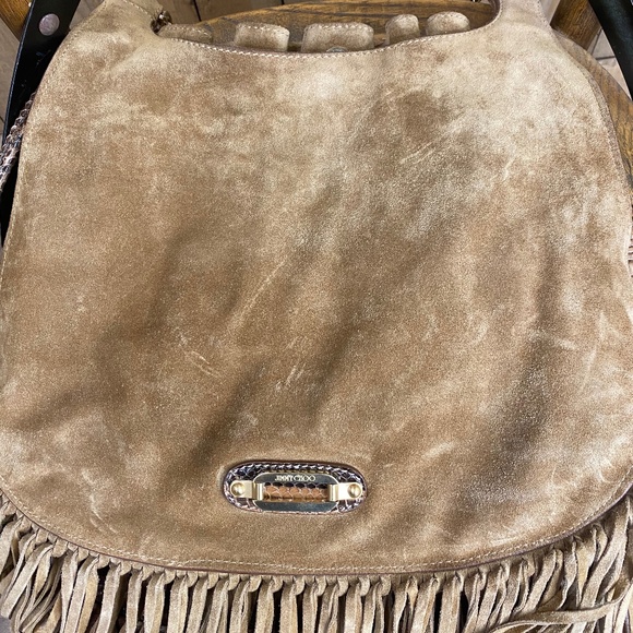 Jimmy Choo Tatum Fringe Suede Hobo Bag I ❤️ offers - Picture 14 of 16